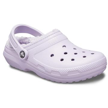 Crocs Klassiska Fodrade Clogs Dam Lila Rosa | Sverige 0159EBCX